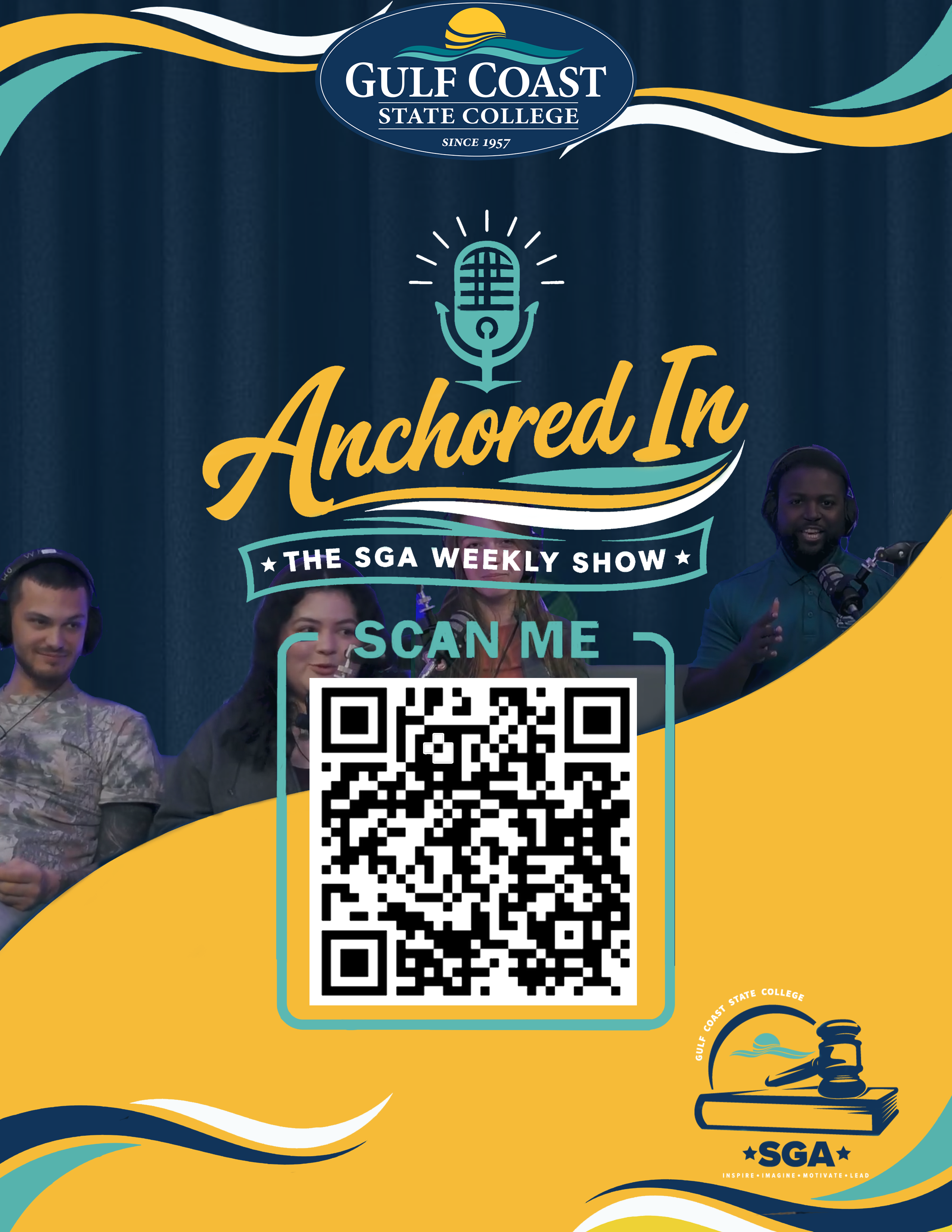 Gulf Coast State College event promotion flyer